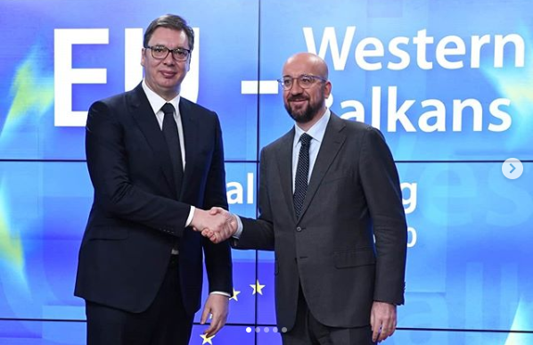 А Вучић и Ш Мишел