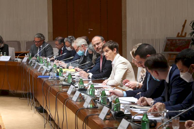 Брнабић и представници ЕУ