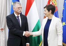 Брнабићева: Билатерални односи Србије и Мађарске најбољи у историји