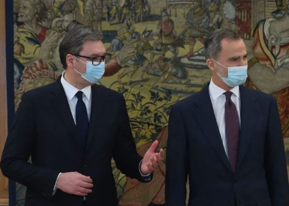 Вучић и краљ Шпаније Фелипе