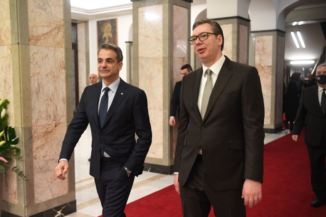 Долазак Мицотакис и Вучић